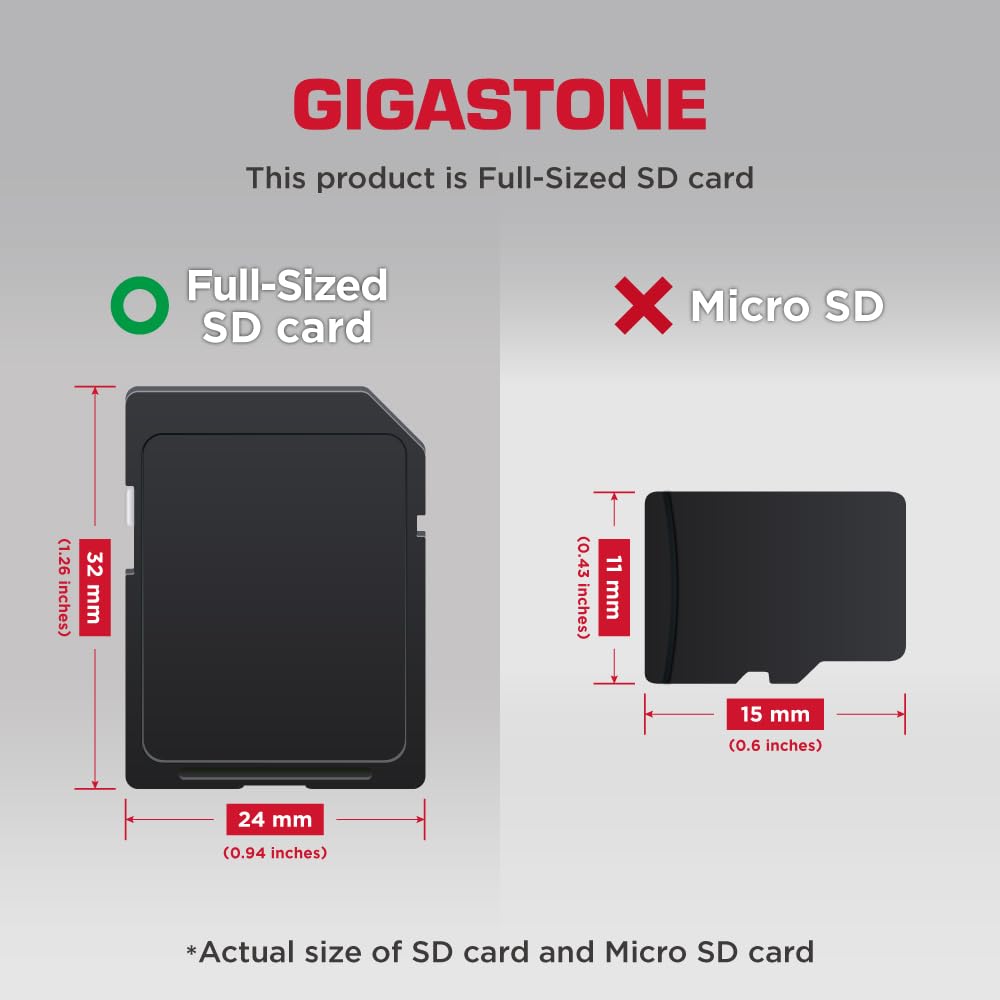 GIGASTONE SD Card Camera Plus Series Group 2