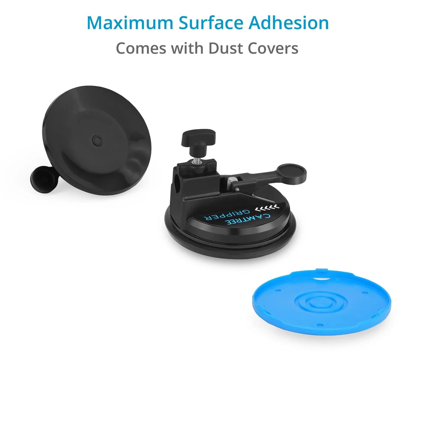 Car Suction Mount for DSLR Video Cameras with 360° Rotation Clamps
