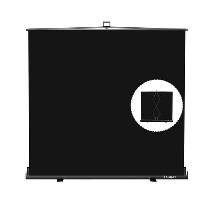 RAUBAY Collapsible Backdrop Portable Retractable Panel Photo Background with Stand