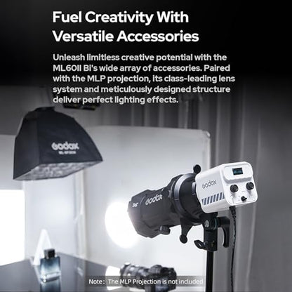70W Bi-Color COB Video Light with App Control