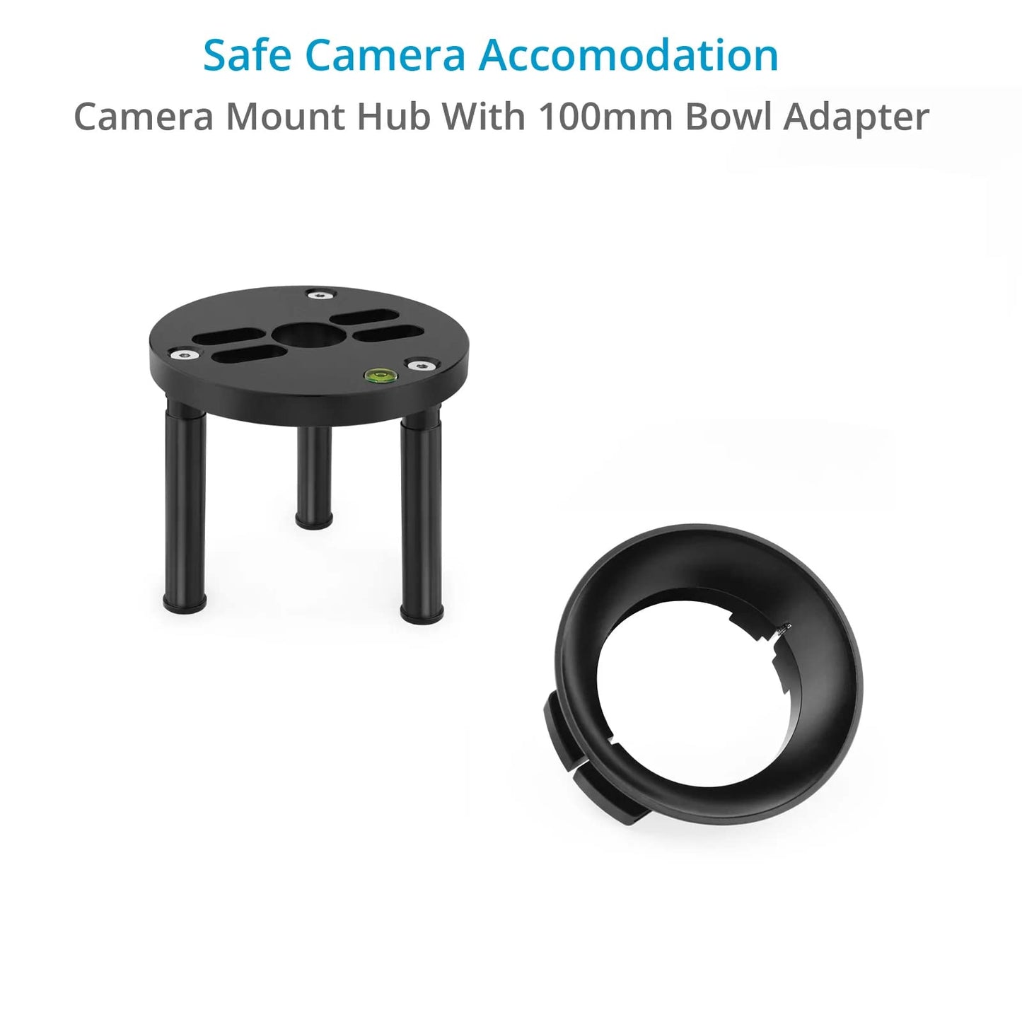 Car Suction Mount for DSLR Video Cameras with 360° Rotation Clamps
