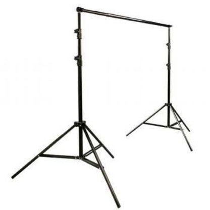 Photography Lighting Kit with Softboxes and White Muslin Backdrop