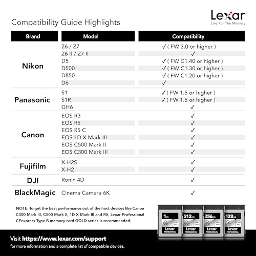 Lexar-Professional CFexpress Silver Series Memory Card, for Photographers