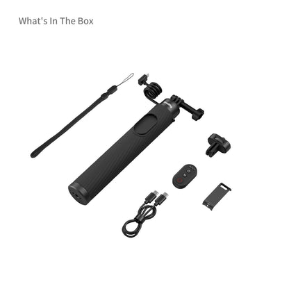 Wireless Power Grip Selfie Stick with 5000mAh Battery for Action Cameras
