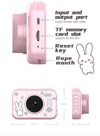 Kids Selfie Camera with 3.5" Screen and 1080P Video