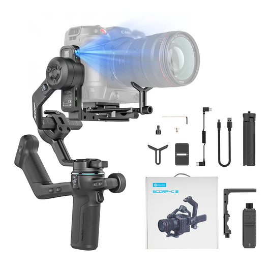 3-Axis Camera Gimbal Stabilizer with AI Tracking and Vertical Shooting