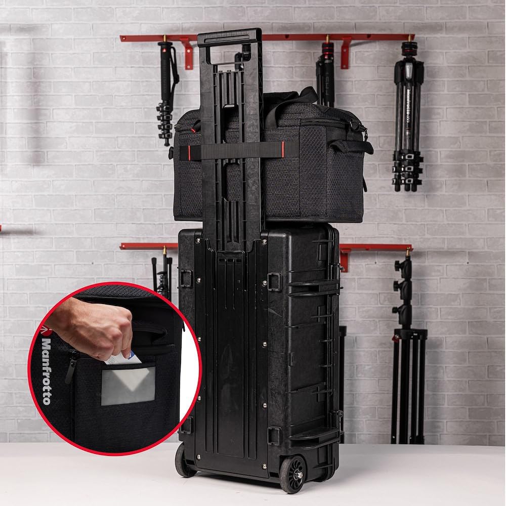 Professional Cinema Camera Shoulder Bag with Top Access