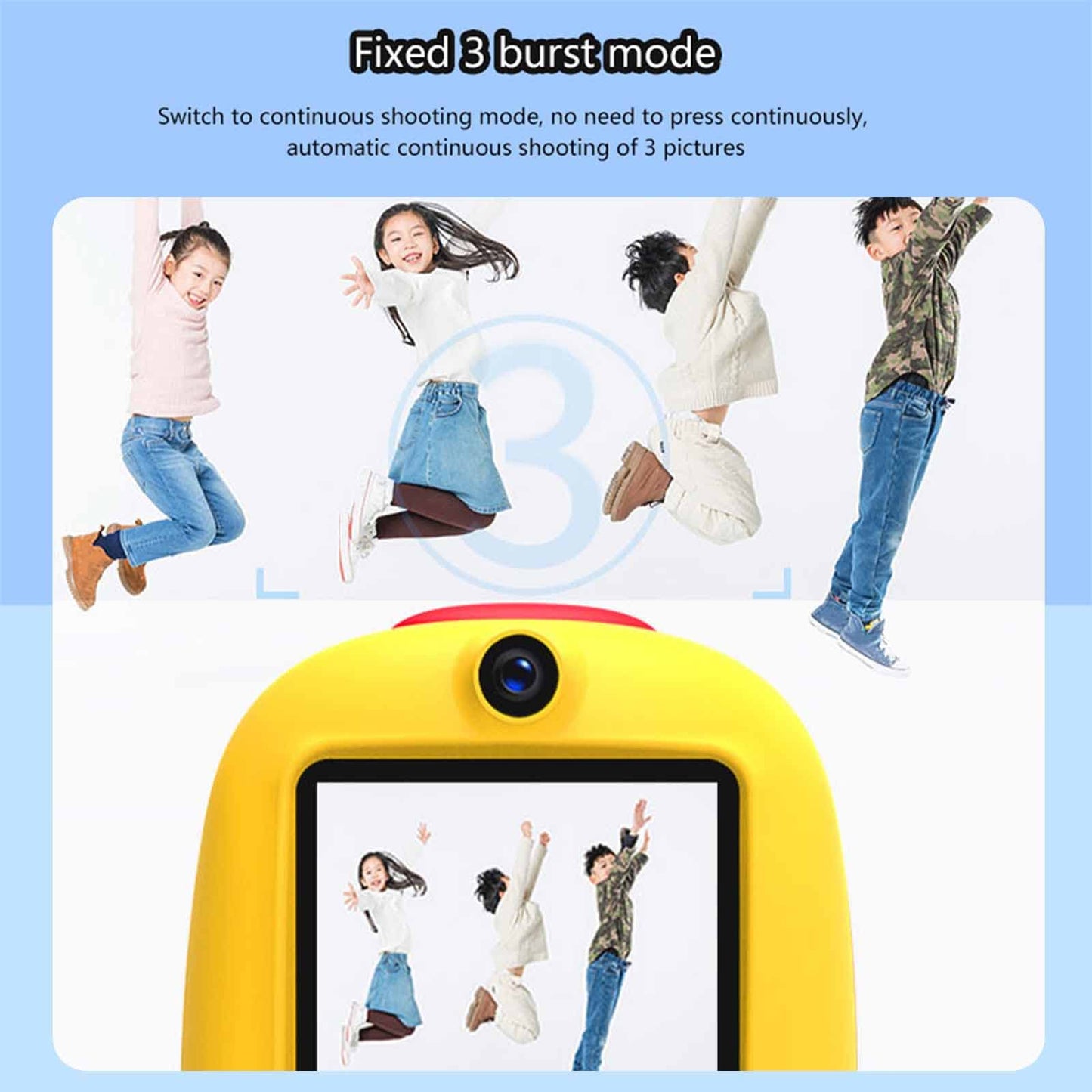 Instant Print Kids Camera with 26MP and 1080P Video