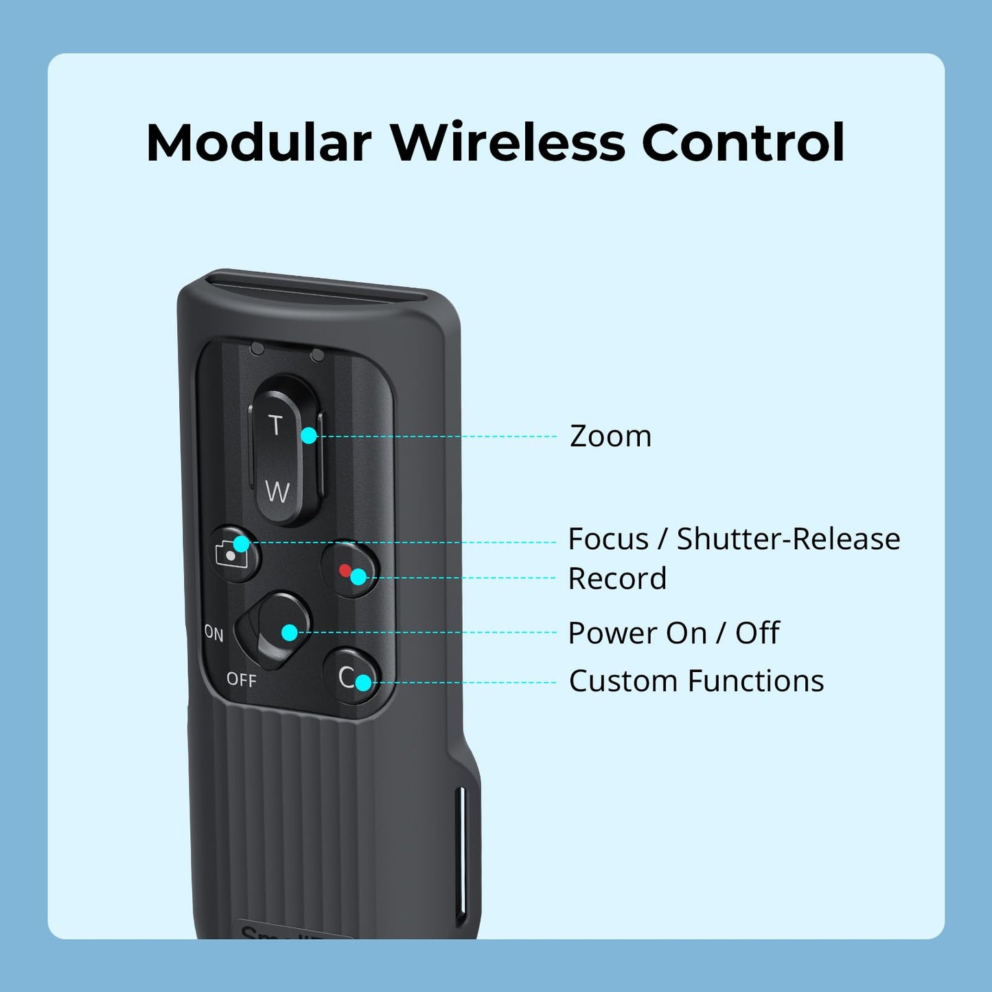SMALLRIG SR-RG2 Multifunctional Wireless Shooting Grip