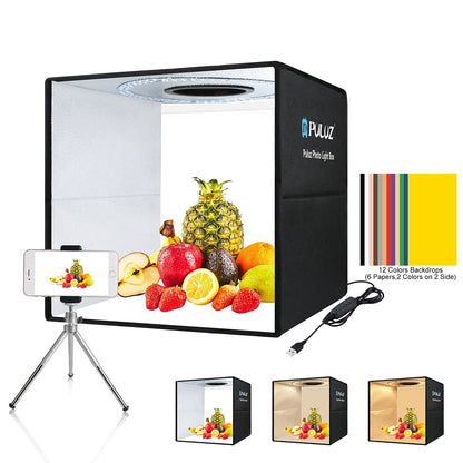 40x40" Photo Light Box with Adjustable LED Lighting