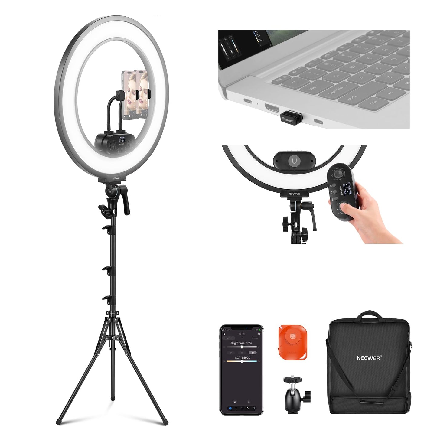 NEEWER Ring Light Kit