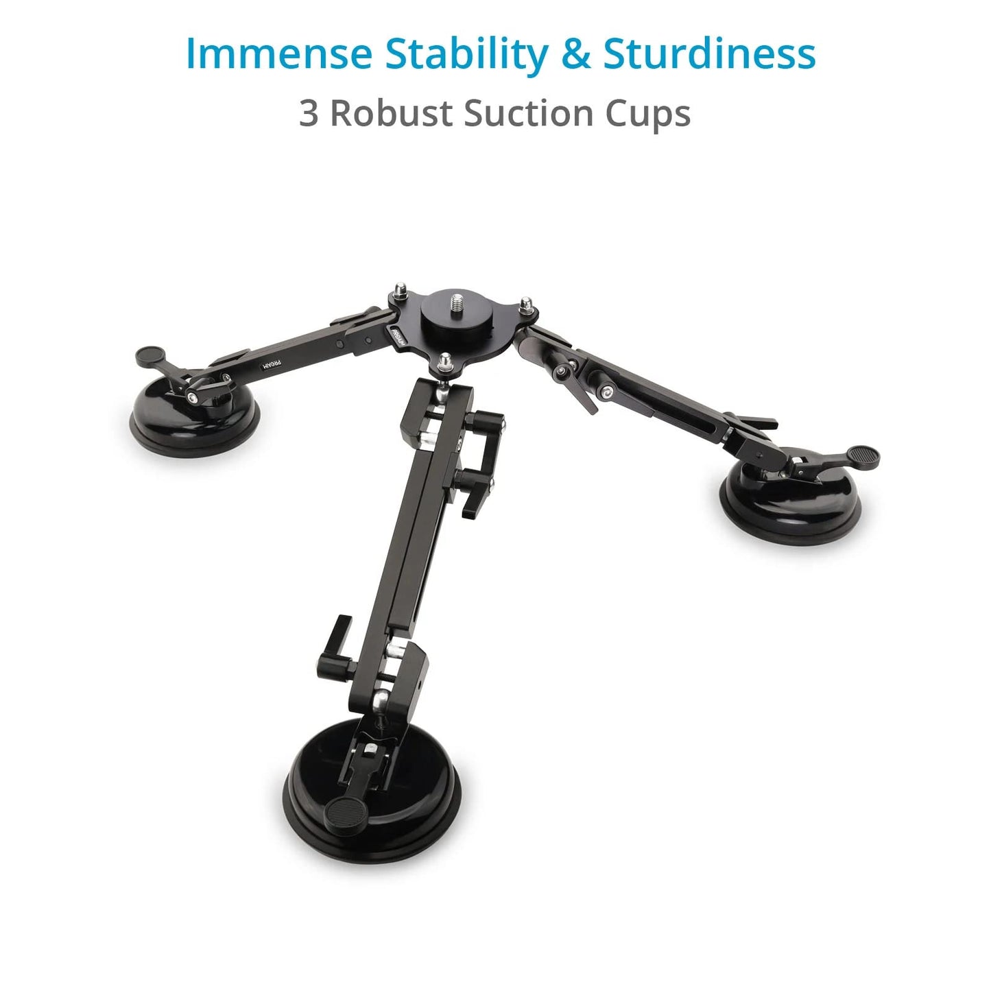 Heavy-Duty Suction Camera Mount for Vehicle Rigging