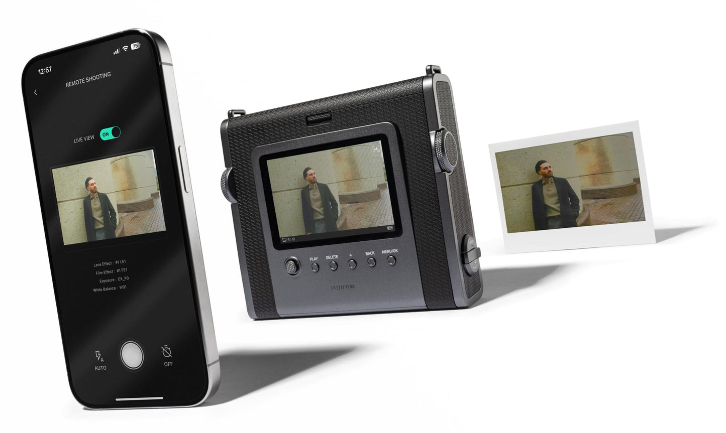 Fujifilm INSTAX Wide Evo Instant Film Camera