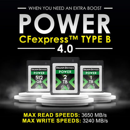 Power CFexpress™ Type B 4.0 Memory Card