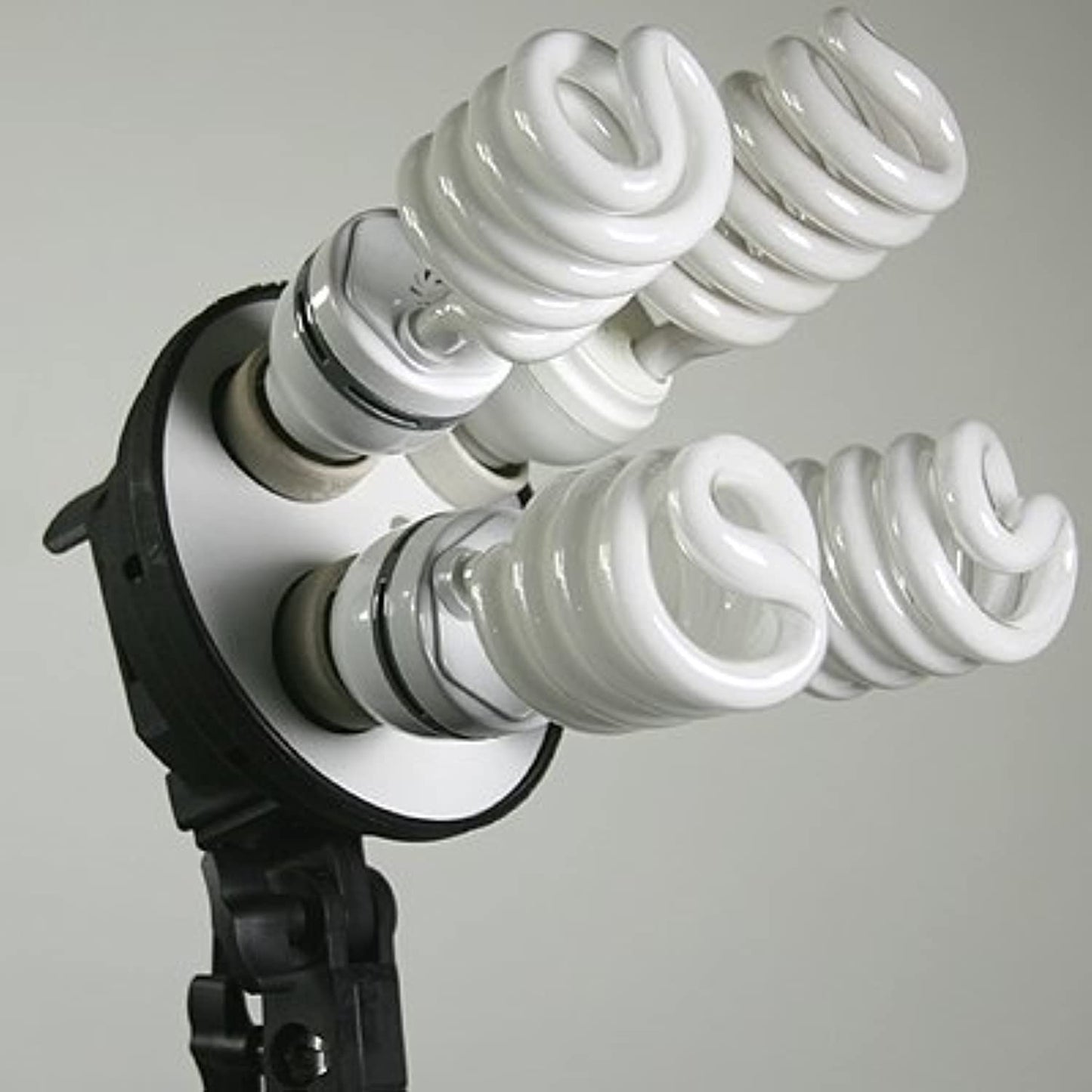 Photography Lighting Kit with Softboxes and White Muslin Backdrop