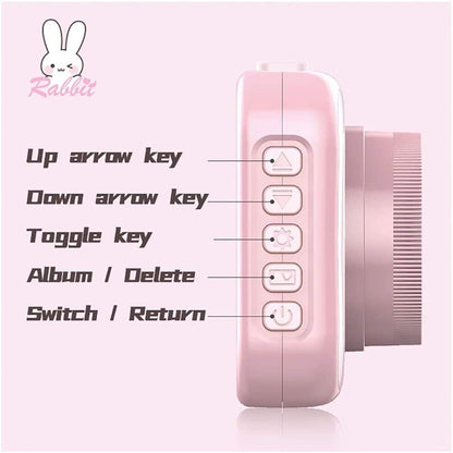 Kids Selfie Camera with 3.5" Screen and 1080P Video