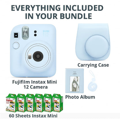Instant Camera Bundle with Film and Carrying Case