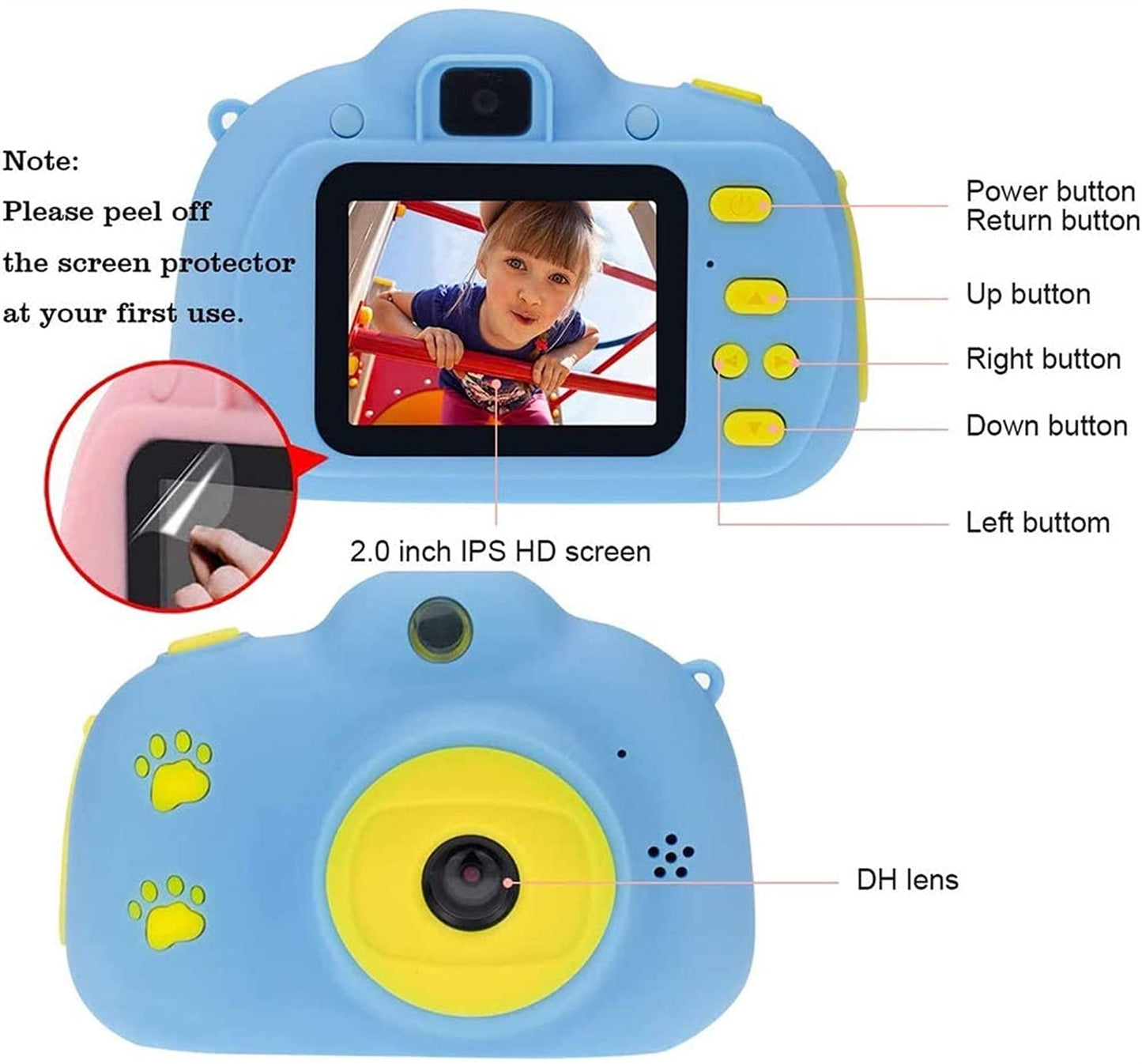 Kids Digital Camera with 1080P Video Recorder