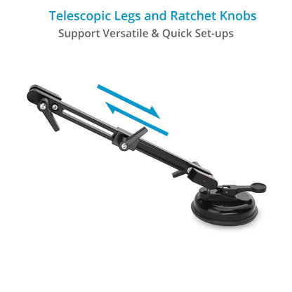 Heavy-Duty Suction Camera Mount for Vehicle Rigging