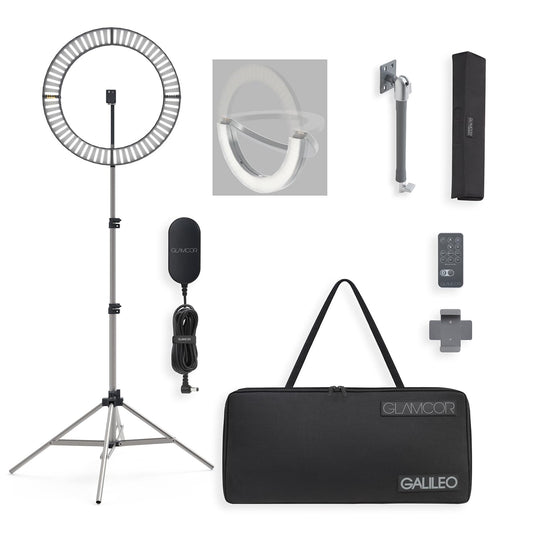18" Foldable LED Ring Light Kit with Bluetooth Control