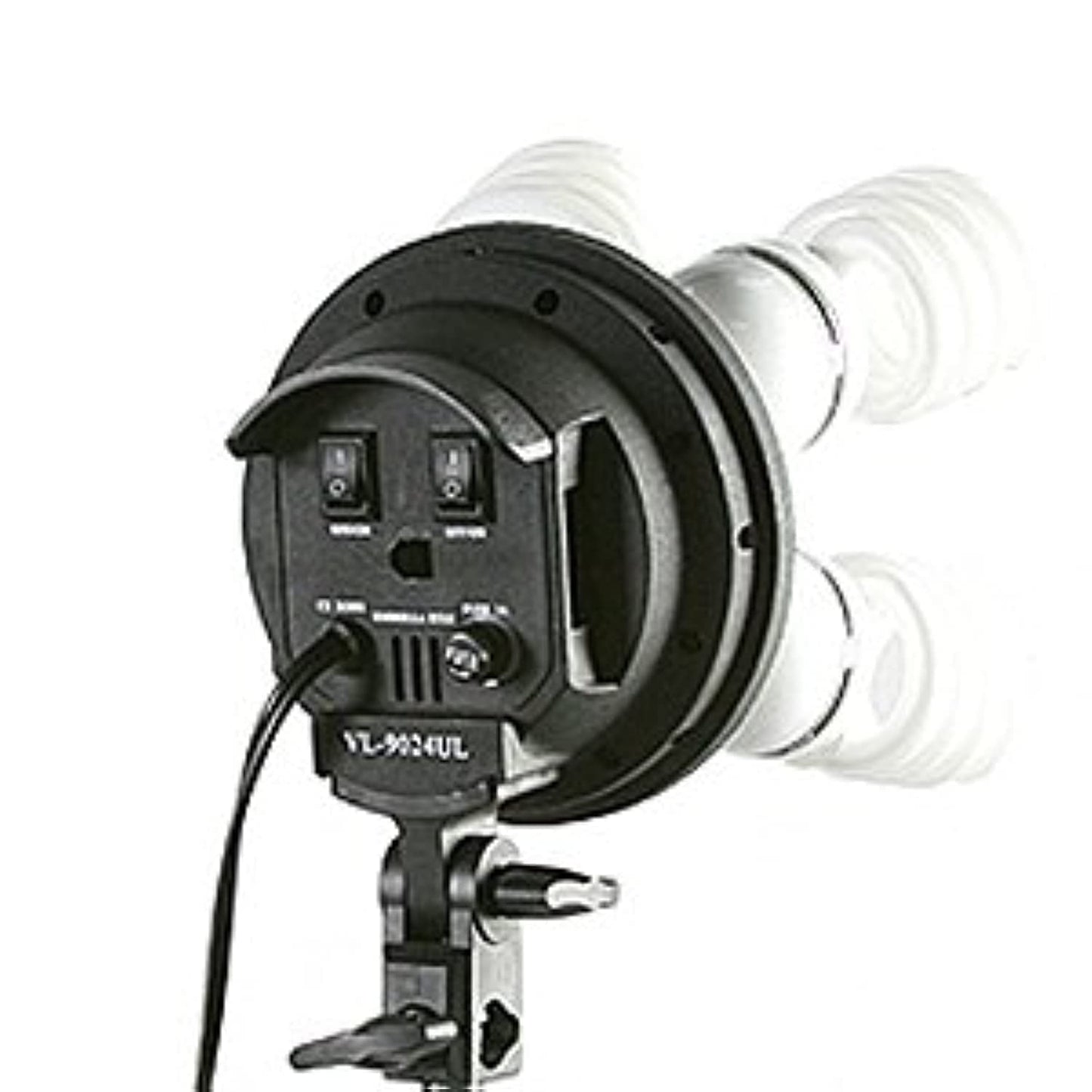 Photography Lighting Kit with Softboxes and White Muslin Backdrop