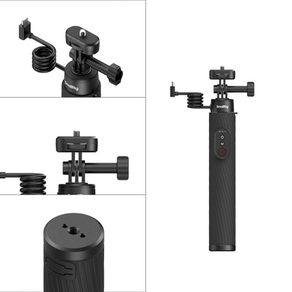 Wireless Power Grip Selfie Stick with 5000mAh Battery for Action Cameras
