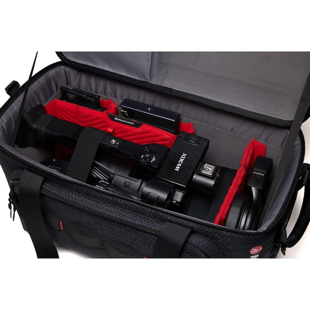 Professional Cinema Camera Shoulder Bag with Top Access