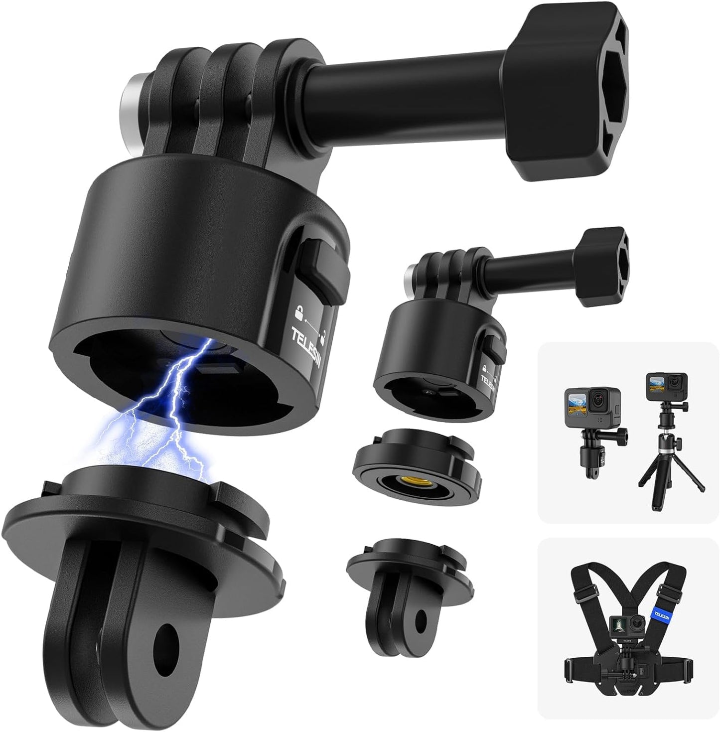 TELESIN Mini Selfie Stick Tripods