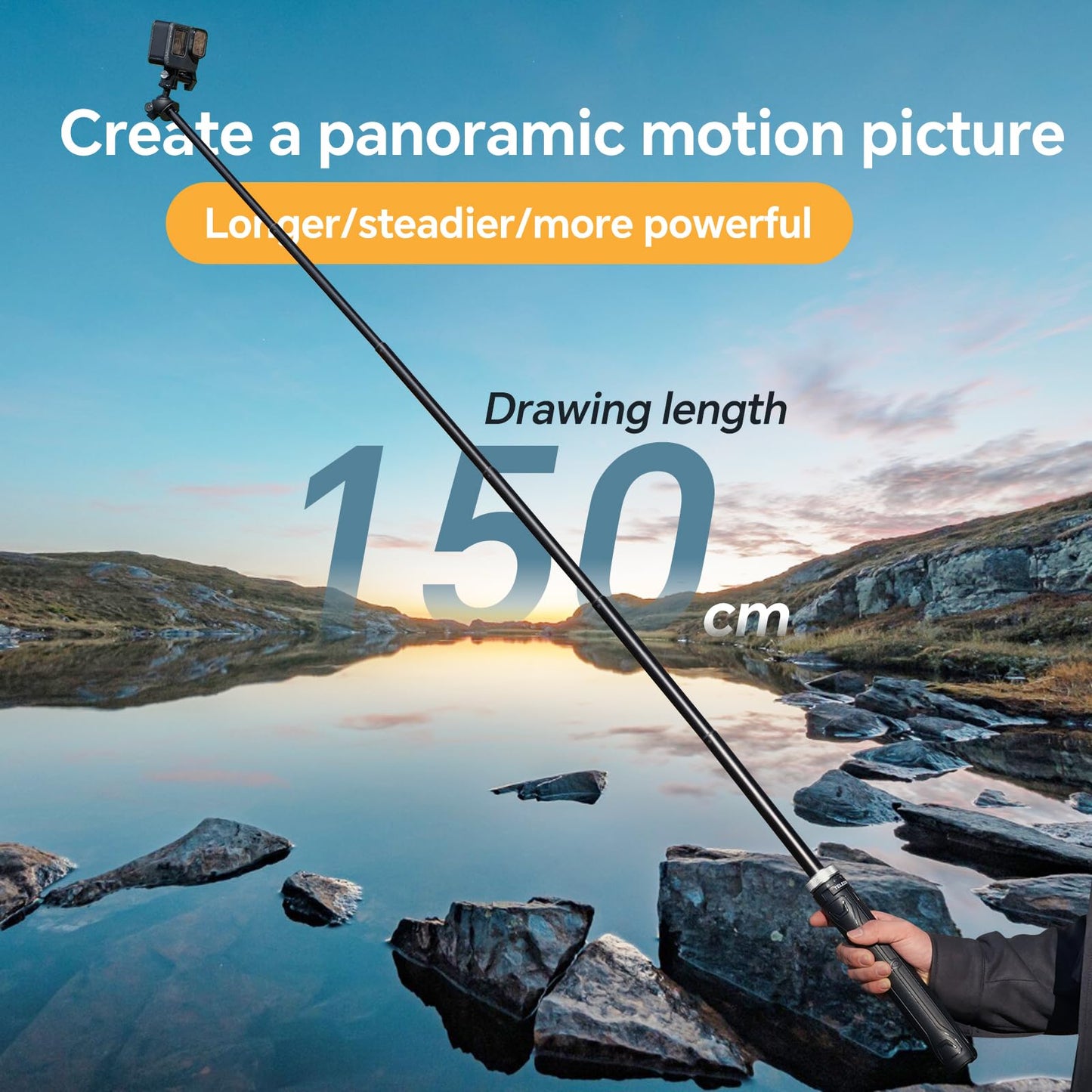 TELESIN Mini Selfie Stick Tripods