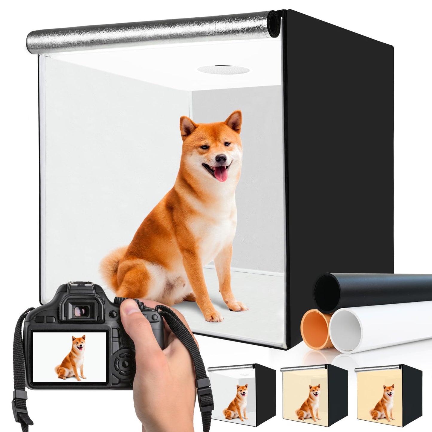 40x40" Photo Light Box with Adjustable LED Lighting