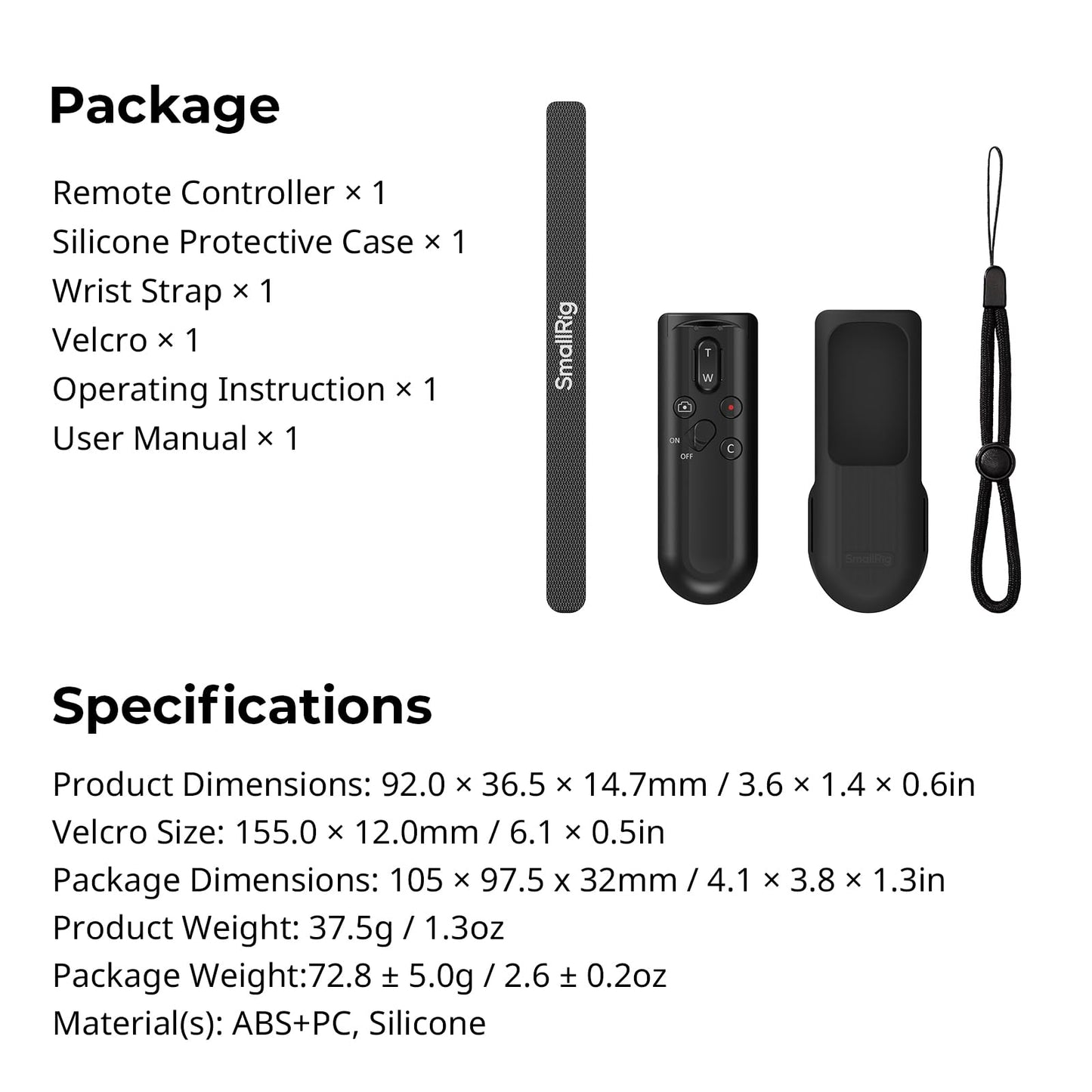 SMALLRIG SR-RG2 Multifunctional Wireless Shooting Grip