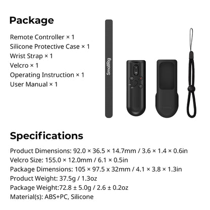 SMALLRIG SR-RG2 Multifunctional Wireless Shooting Grip