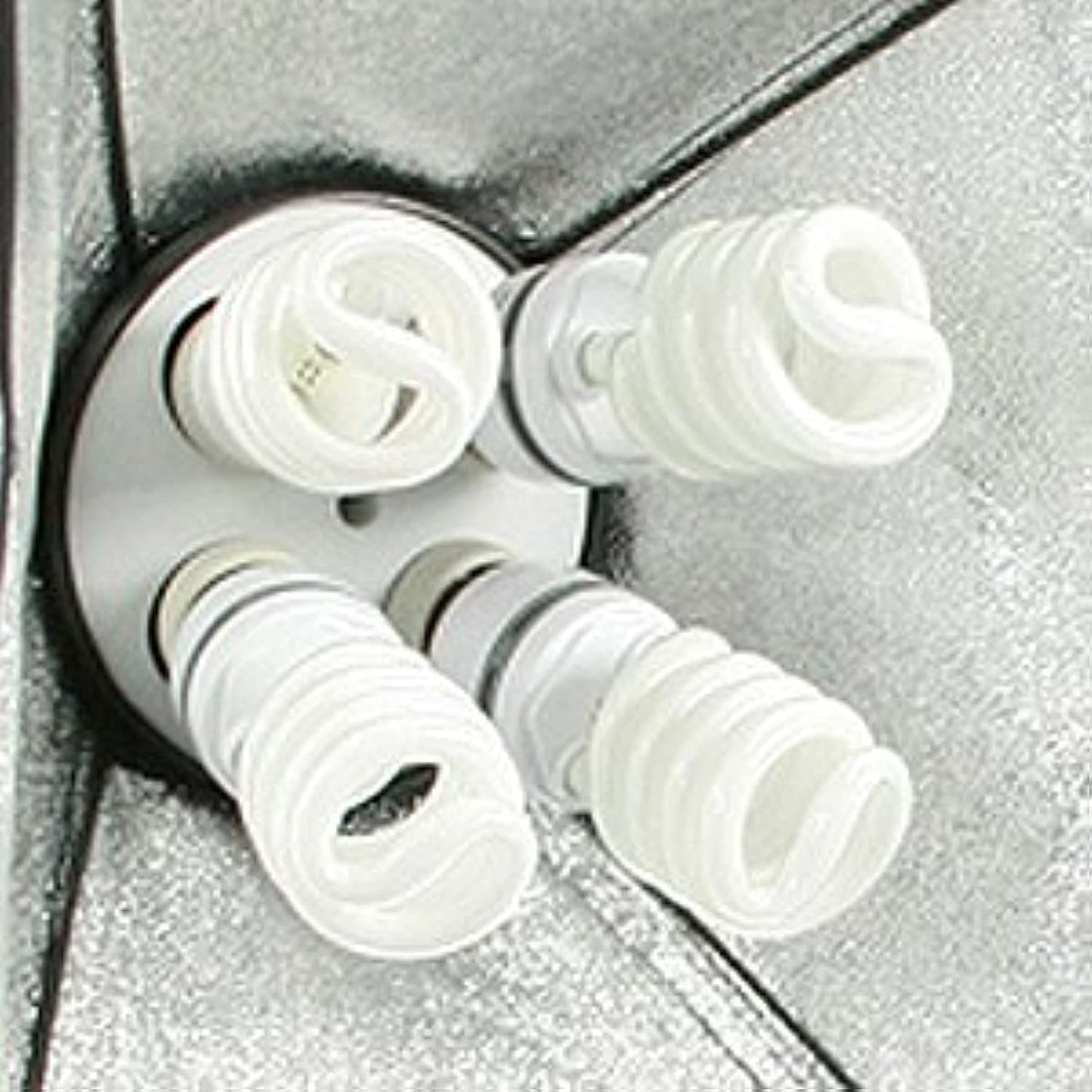 Photography Lighting Kit with Softboxes and White Muslin Backdrop