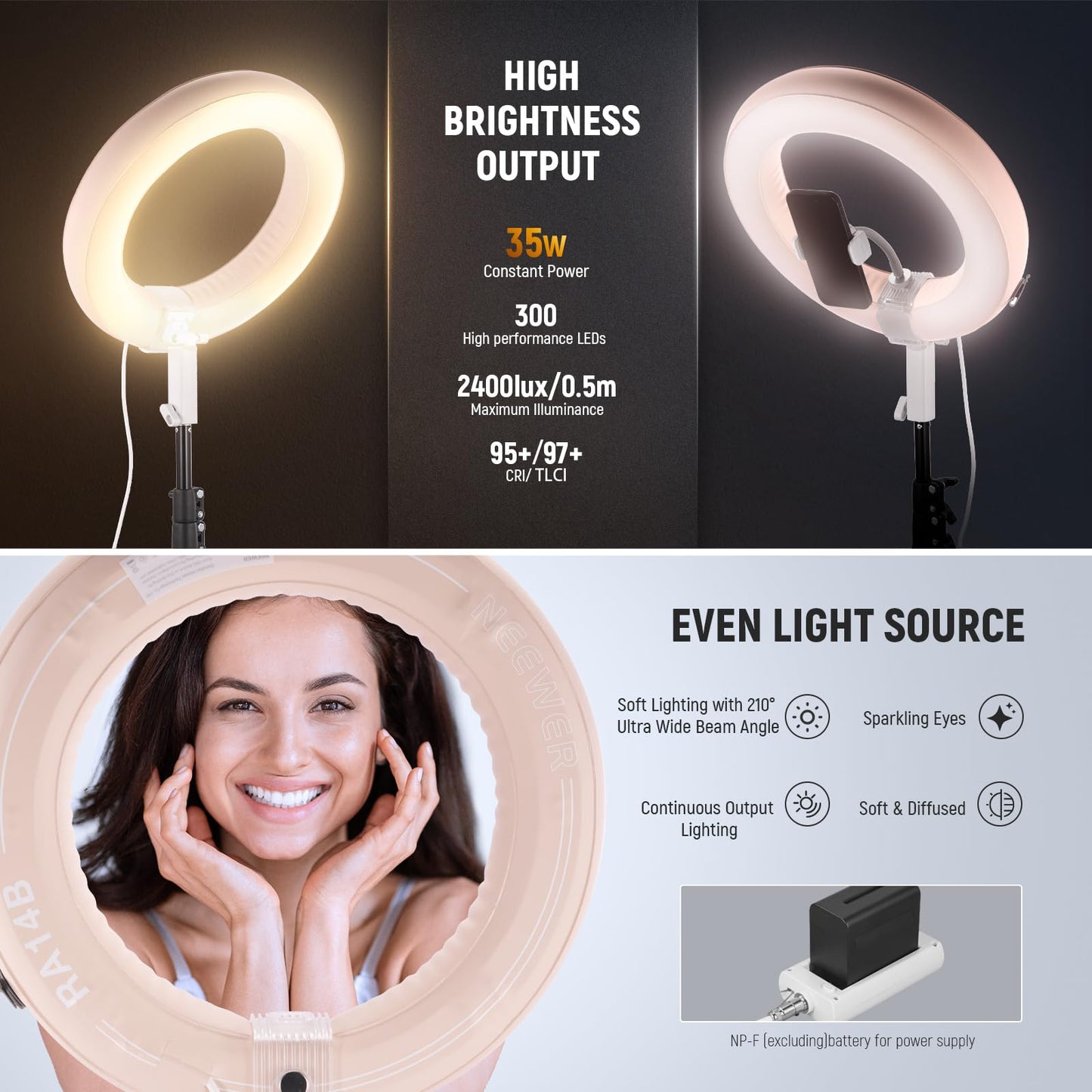 NEEWER Ring Light Kit