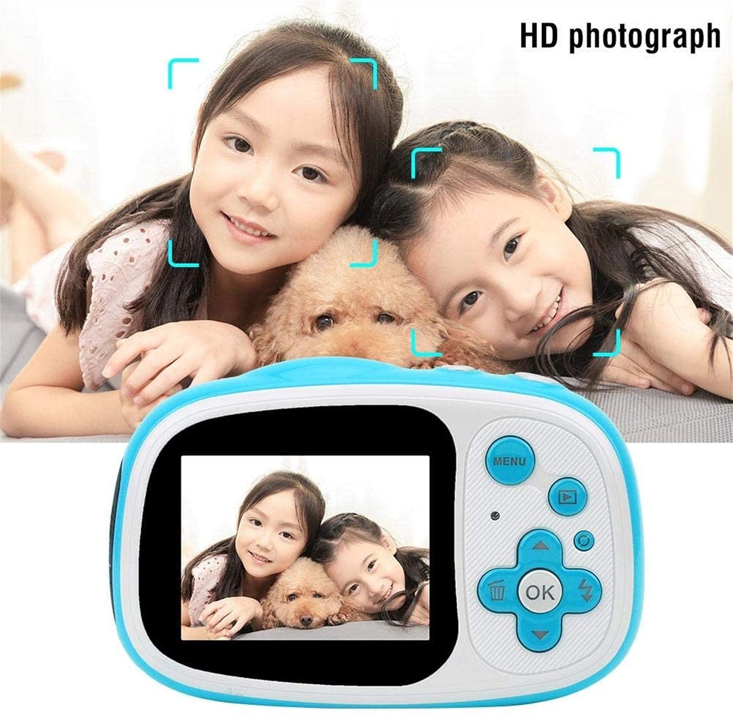 Kids HD Digital Camera with 1080P Video