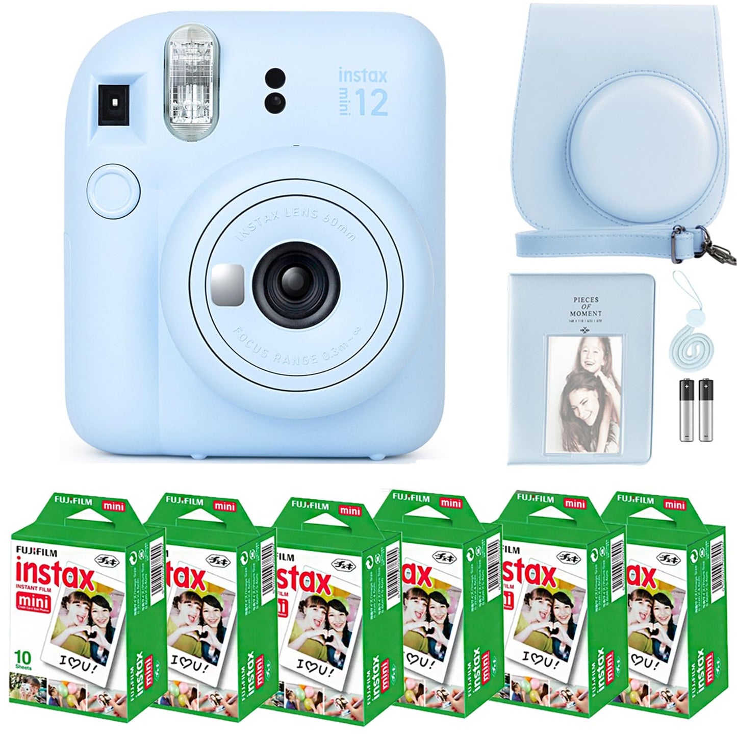 Instant Camera Bundle with Film and Carrying Case