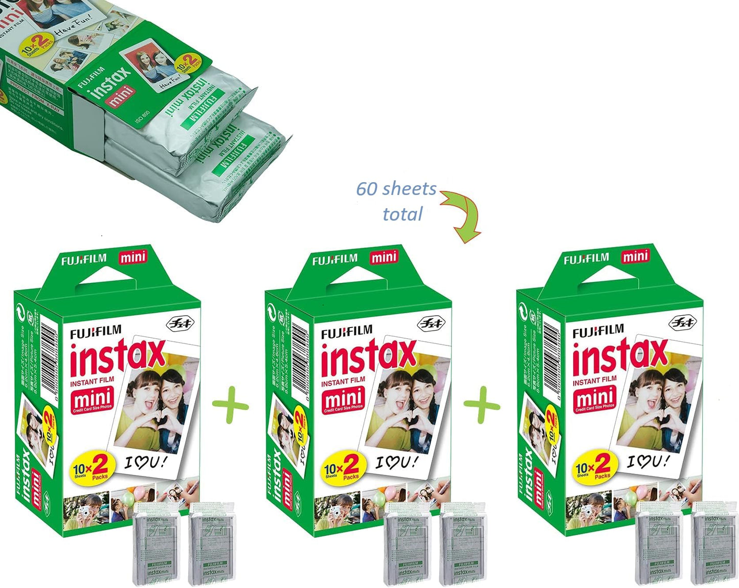 Instant Camera Bundle with Film and Carrying Case