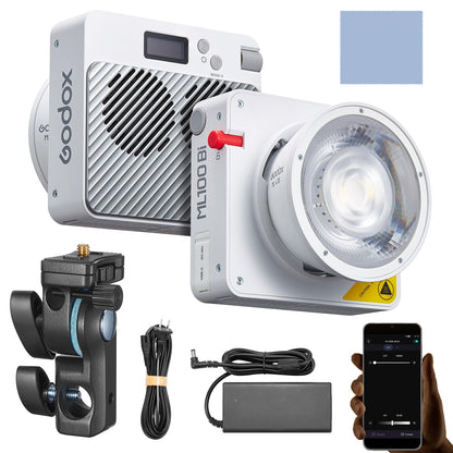 70W Bi-Color COB Video Light with App Control