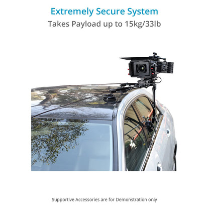 Heavy-Duty Suction Camera Mount for Vehicle Rigging