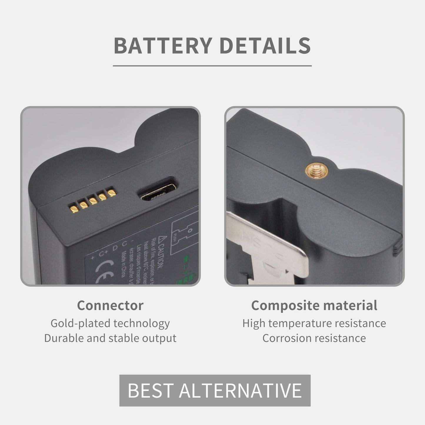 4-Pack Replacement Camera Batteries with Dual Charger Station