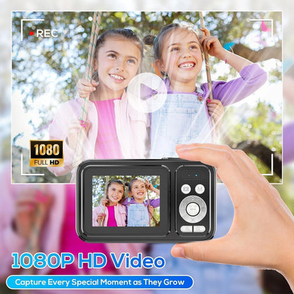 Kids Digital Camera with 48MP FHD Video