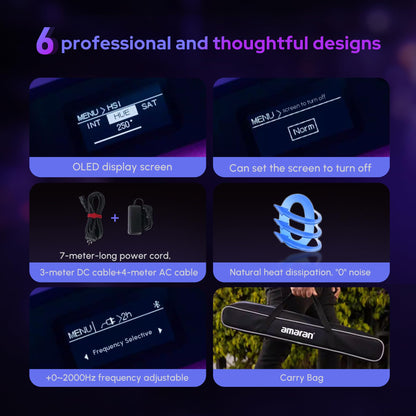 RGBWW LED Tube Light with App and DMX Control