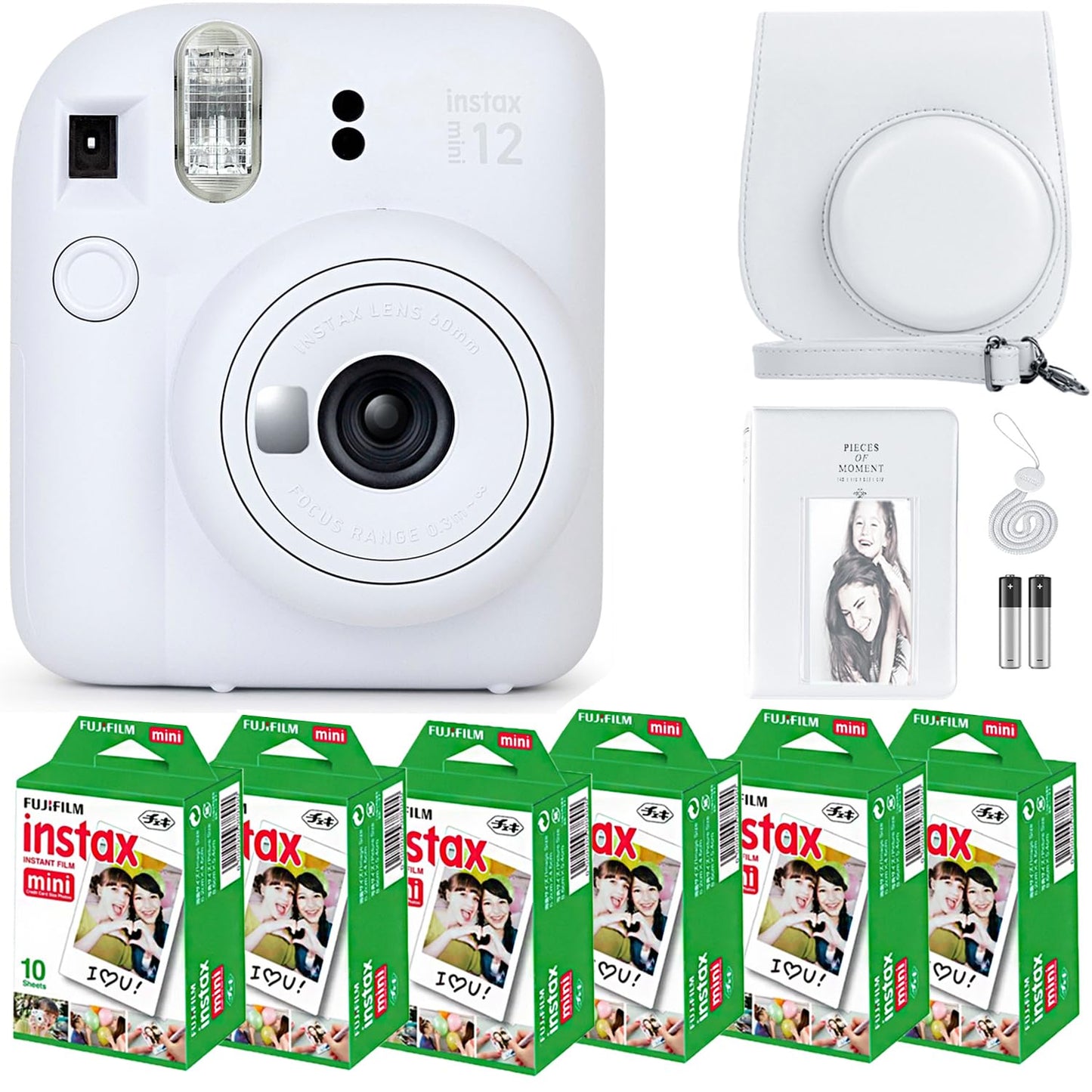 Instant Camera Bundle with Film and Carrying Case