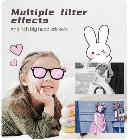 Kids Selfie Camera with 3.5" Screen and 1080P Video