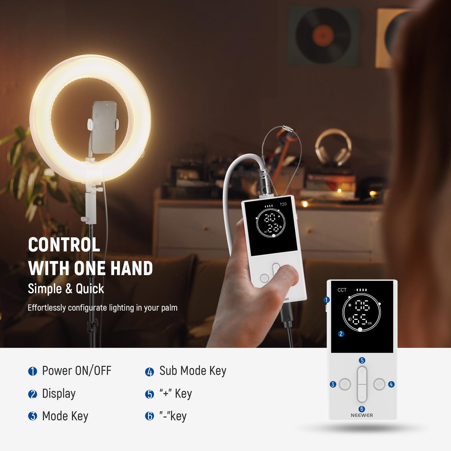 NEEWER Ring Light Kit