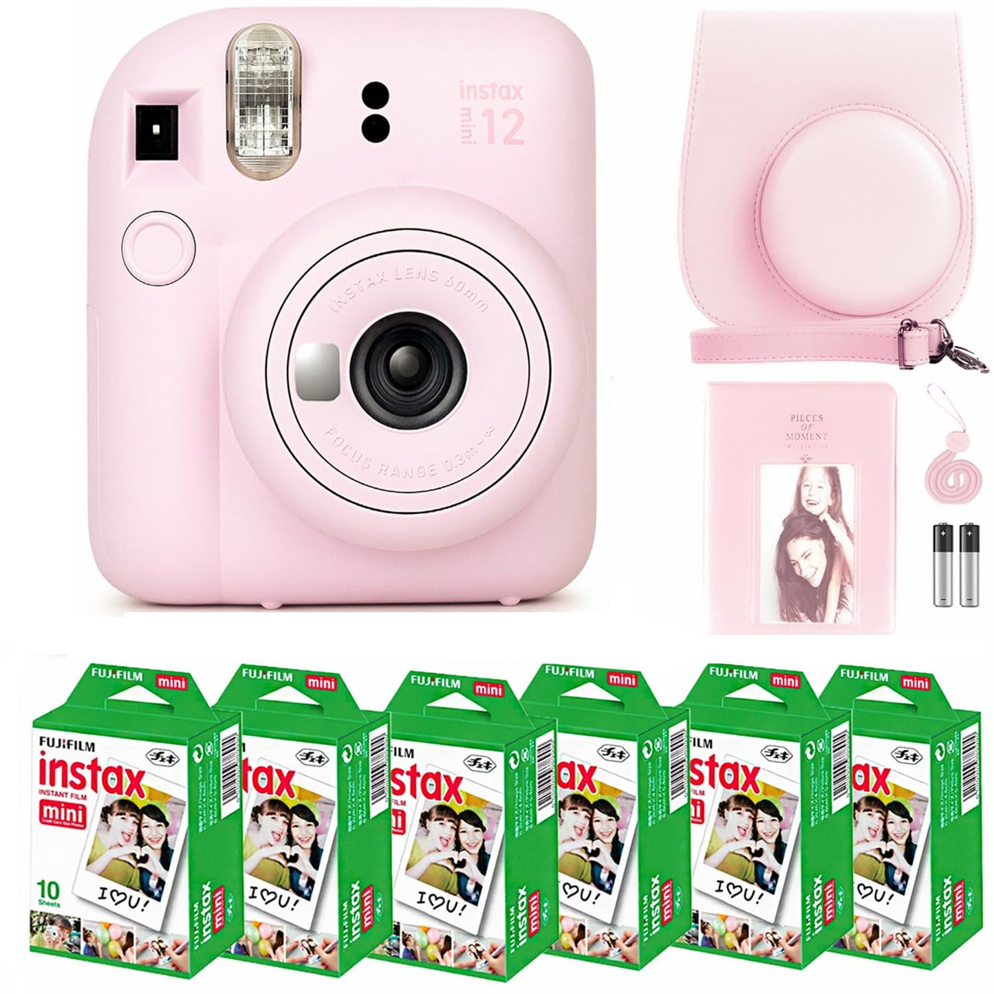 Instant Camera Bundle with Film and Carrying Case