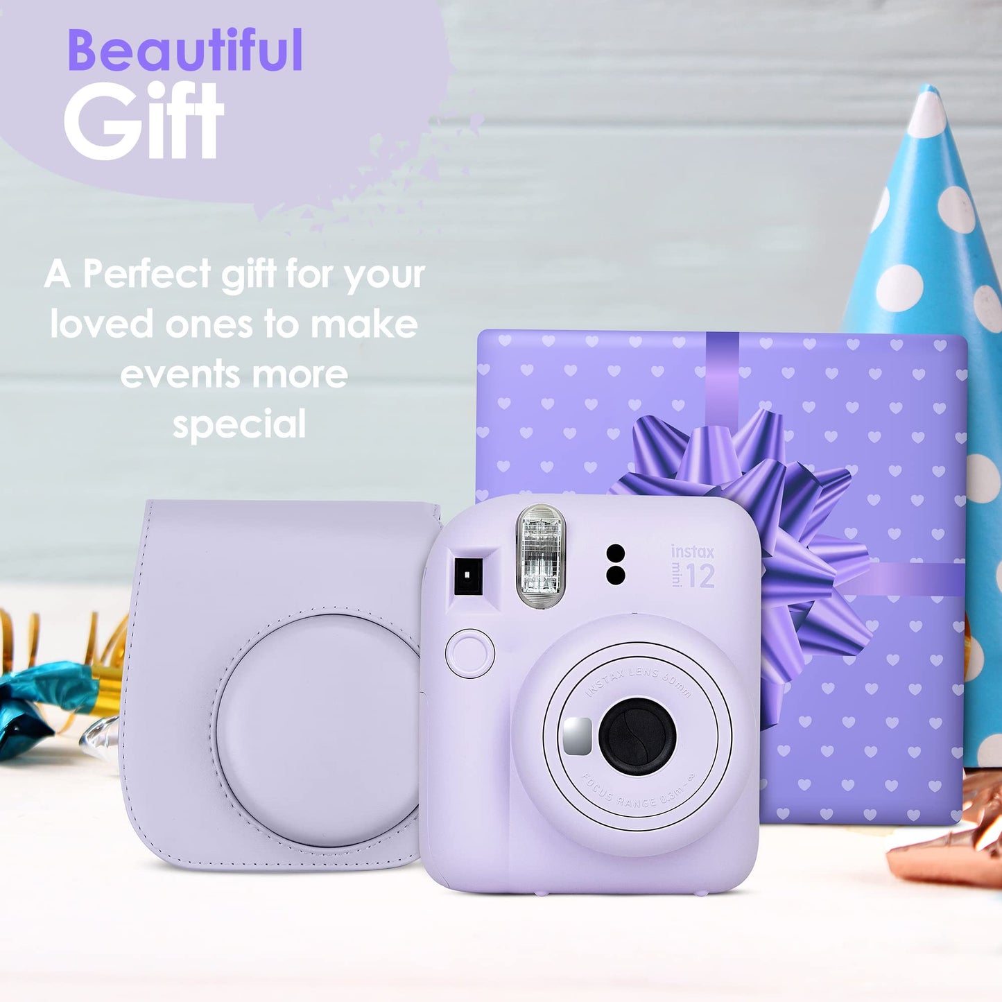 Instant Camera Bundle with Film and Carrying Case