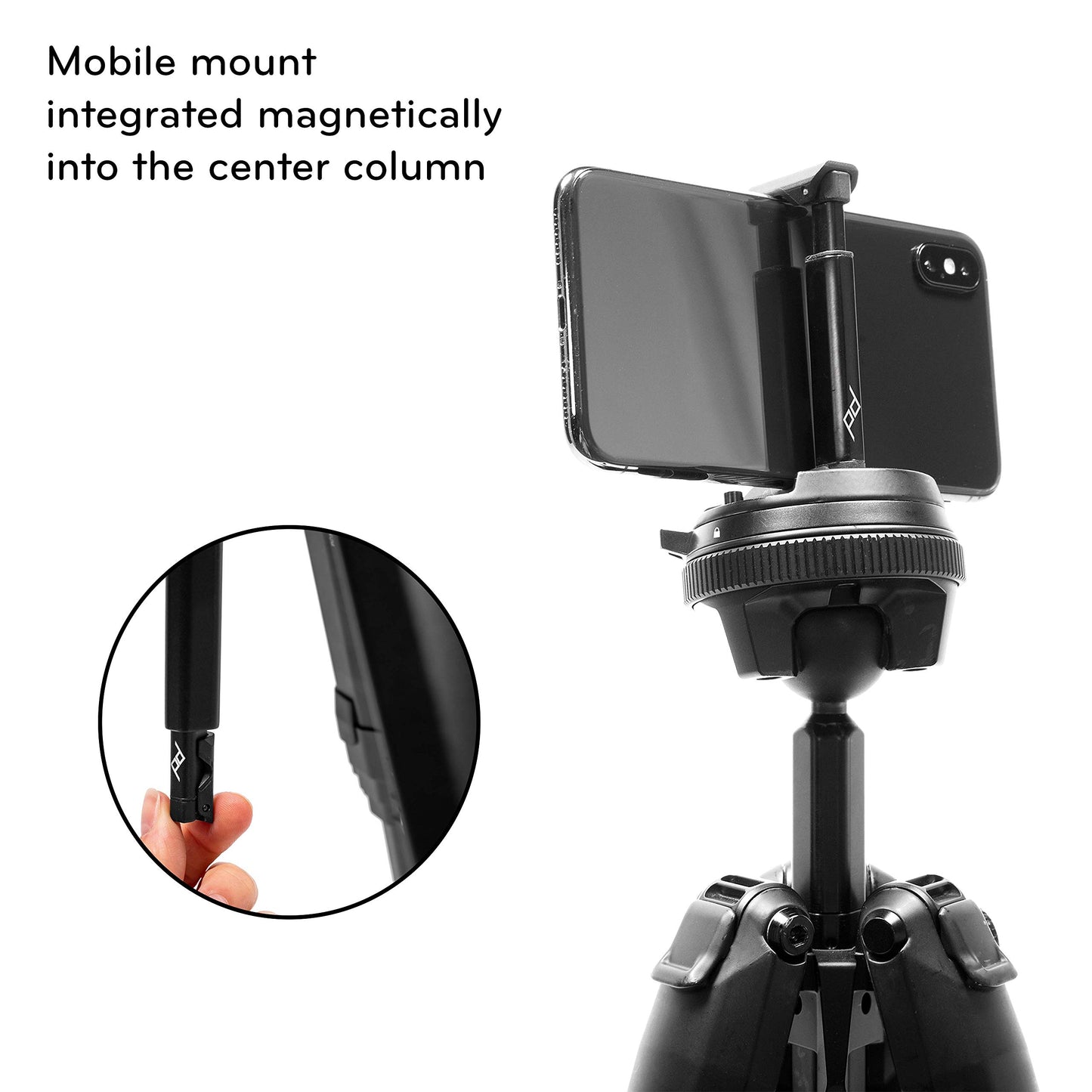 Compact Travel Tripod with Ball Head for Camera and Phone
