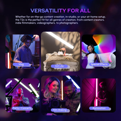 RGBWW LED Tube Light with App and DMX Control